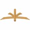 Ekena Millwork Davenport Rough Sawn Timber Gable Bracket, Western Red Cedar, 60"W x 22"H x 4"D x 4"F, 9/12 Pitch GBW060X22X0404DAV00RWR - alternate 1